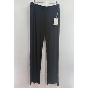 PJ Salvage Women's Basic Open Leg Lounge Pants Black Size Medium W/tag *READ